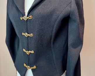 ($100- vintage St. John with gold-toned clasps- size 12)