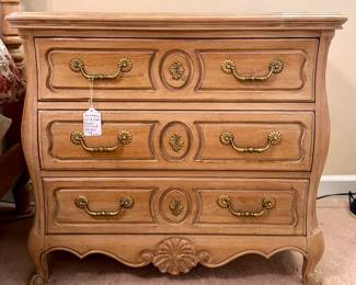 $600/each. Two avail. Hickory, French Provençal style. 34 x 29 x 20. 