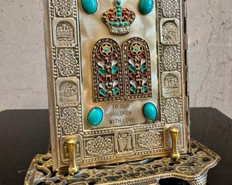 SOLD: Vintage prayer book. 5 x 7 (book) Stand included in price. 