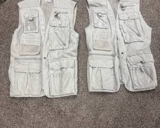 80s vintage fishing vests