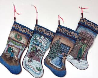 Vintage Christmas stockings 