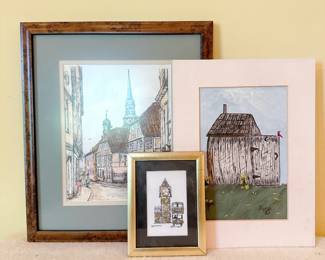 L. Kersh of London "Horological Collage" 