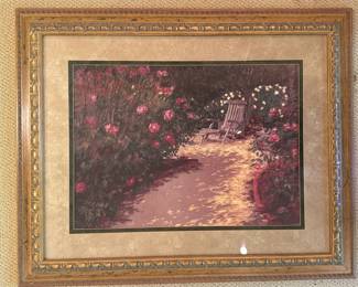 Framed Art "A Spot in the Sun" by Fricker 