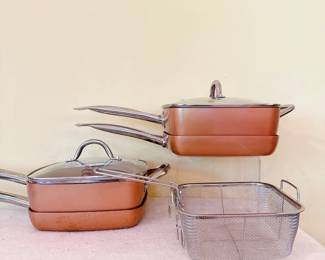 Copper Chef cookware set 