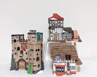 Dept 56 Dickens' Village: Kenilworth Caste, Blythe Pond Mill House, Green Grocer