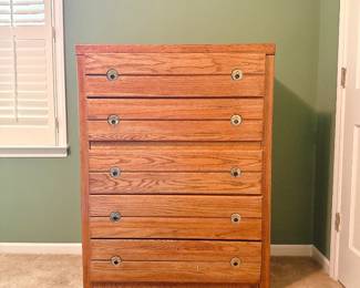 Bassett Furniture MCM 5-Drawer Chest of Drawers