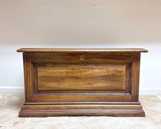 Traditional Wooden Blanket Chest 