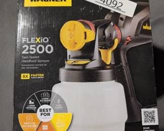 Wagner Flexio 2500 Electric Handheld HVLP Paint Sprayer