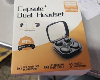 Xmenha Flat Sleep Mini Invisible Small Tiny Earbuds Wireless