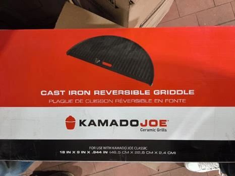 Kamado Joe Classic Joe Cast Iron Griddle