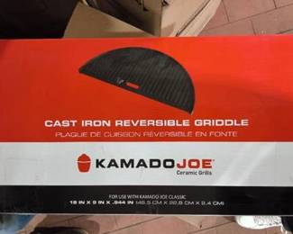 Kamado Joe Classic Joe Cast Iron Griddle