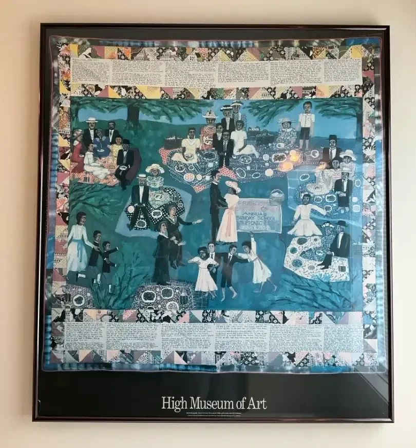 001 Framed High Museum of Art Folk Art Poster Print Faith Ringgold