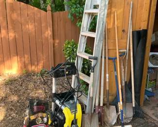 Krcher 1800 PSI Electric Pressure Washer with Aluminum Ladder, Yard Tools, and Charcoal