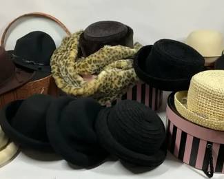 Womens Vintage  Dress Hat Collection with Boxes