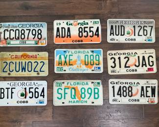 Florida Challenger  Other License Plates Lot