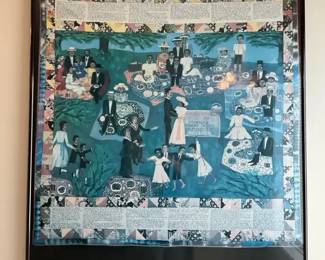 001 Framed High Museum of Art Folk Art Poster Print Faith Ringgold
