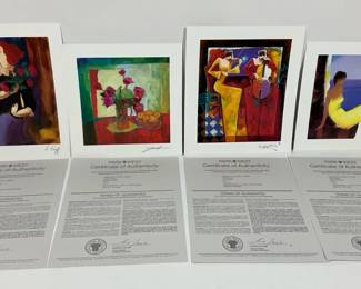 002 Park West Framed Art Prints with Certificates of Authenticity