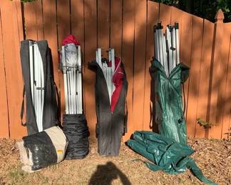 Lot Of Four Canopy Pop Up Tents