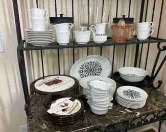 Mikasa Tapestry and Oneida Dinnerware Set with Serving Pieces