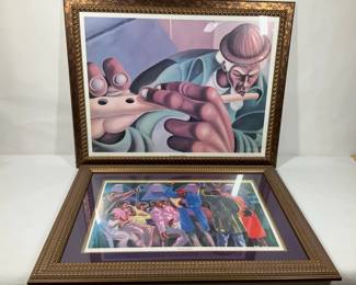Zach Anderson SignedDated And Serenading Streets Framed Prints