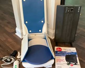 Folding Bath Lift Chair with Remote and Holmes Air Purifier