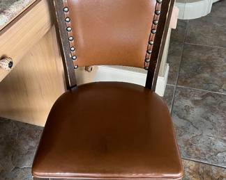 Faux Leather Vanity Chair