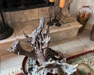 Driftwood sculpture