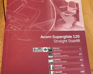 Working stairlift with all parts