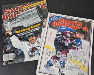 Lot #B79 - Sports Illustrated 2001 Stanley Cup Champions Colorado Avalanche Commemorative Magazines