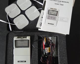 Lot #B59 - TENS 7000 Digital TENS Unit Pain Relief Device with Instruction Manual and Electrodes
