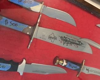 Part selection of Case Bowie knived