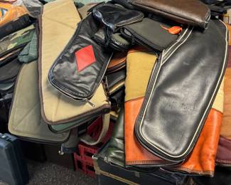 Part selection of rifle & shotgun leather and fabric cases
