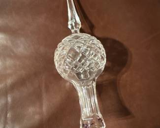 Waterford crystal Christmas tree topper