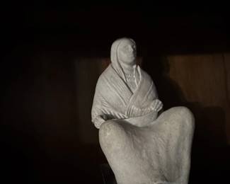 one of several Southwest pottery sculptures - many signed