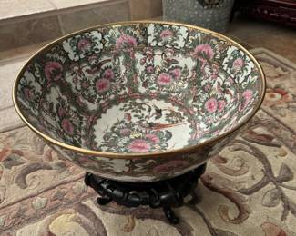 lg. rosewood center bowl interior decorations