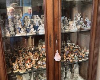Part of an extensive collection of Hummels and porcelain figures