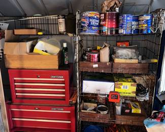 Craftsman toolbox, Sears screwdrivers miscellaneous 