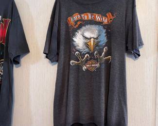 3D emblem single stitch Harley Davidson 