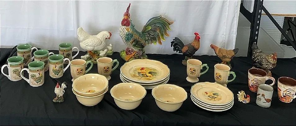  01 Rooster Themed Kitchenware