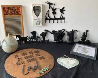 Sexton Metal Wall Plaques