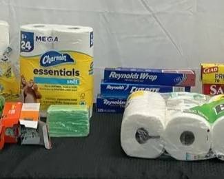 Paper Goods, Wraps, Trash Bags  More