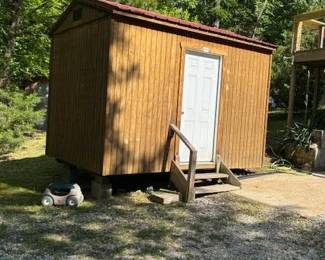 These 3 sheds are opening during the sale. All 3 had to be fumigated for wasps and spiders. They are all clear of this week and are full of everything especially tools and equipment. Who knows what "goodies await iinside!"
