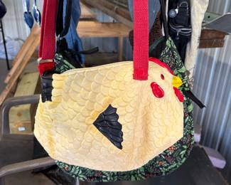 Handcrafted Chicken Purse 