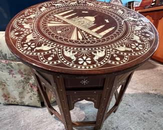 Inlaid table from India 