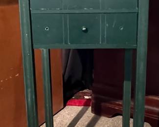 Green 9 drawer storage cabinet 