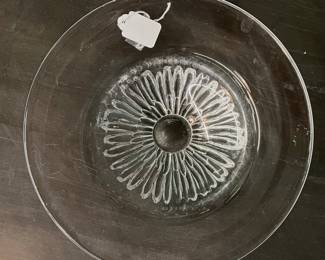 Beautiful signed crystal bowl