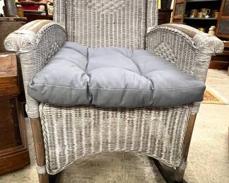 Two new wicker rocking chairs