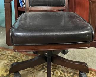 Leather office chair 