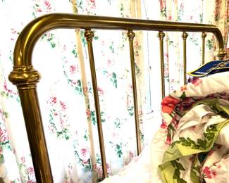 Brass bed