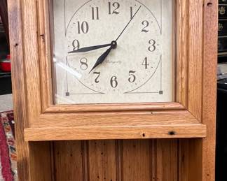 Wall clock with shelf 